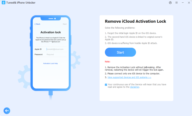 choose remove icloud activation lock mode