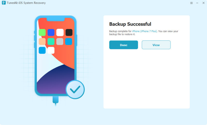 backup successful