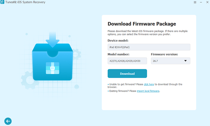 download ipad firmware