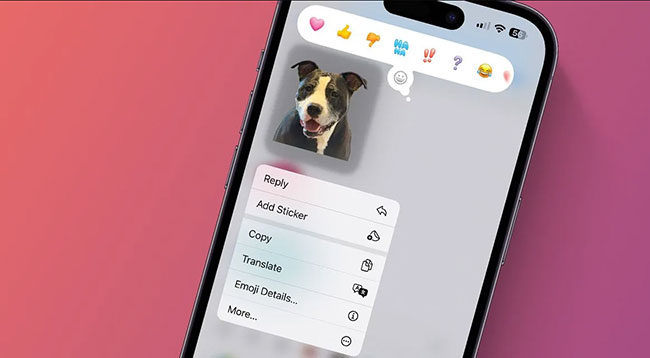 add stickers in messages