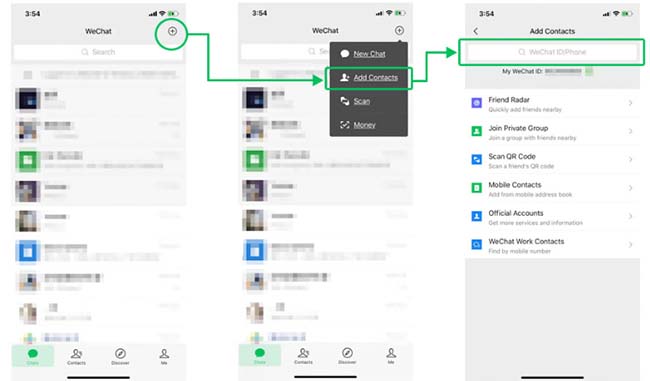 add wechat contacts
