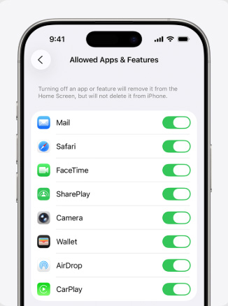 allow airdrop to work