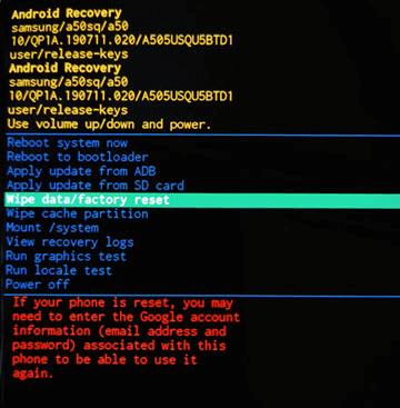 android recovery mode