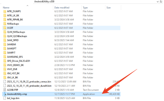 android utility tool installation file