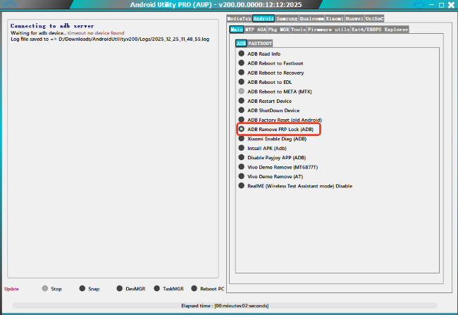 android utility tool remove frp