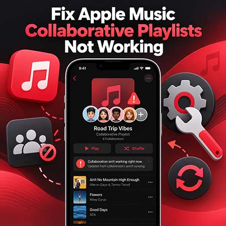 apple music collaborative playlists not working