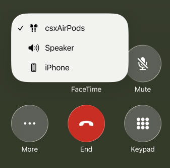 audio output options