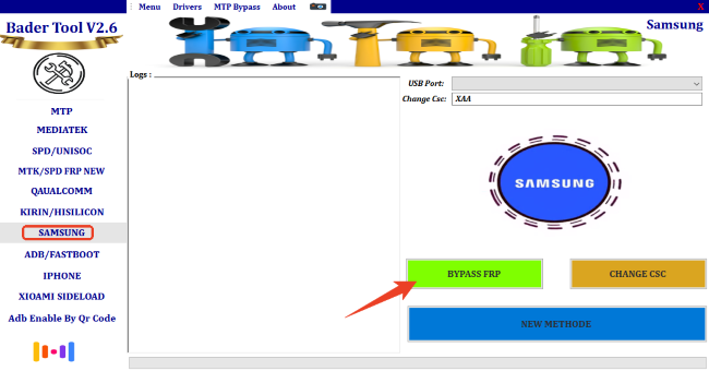 bader tool v2.6 bypass samsung frp