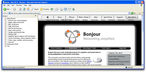 bonjour service
