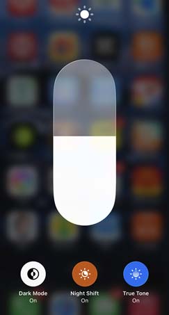 brightness options