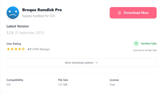 broque ramdisk pro download onejailbreak