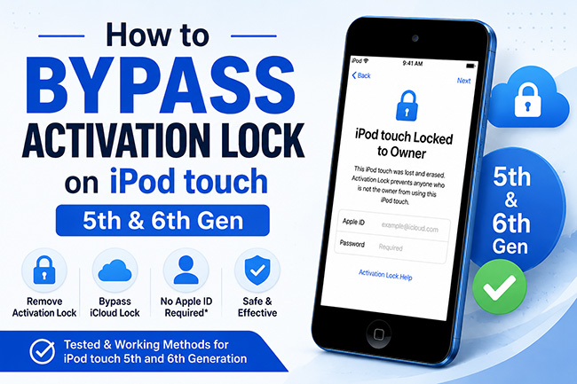 bypass activation lock on ipod touch 5 6