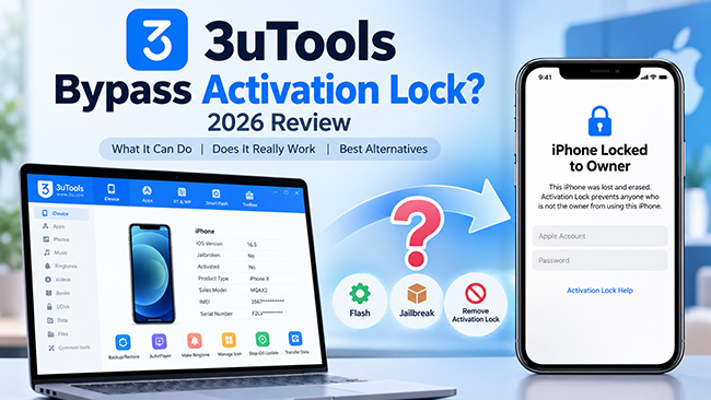 can 3utools bypass activation lock