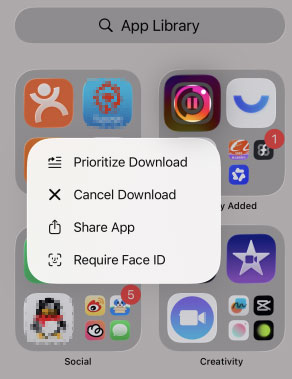 cancel download app