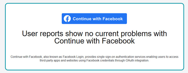 check facebook server status