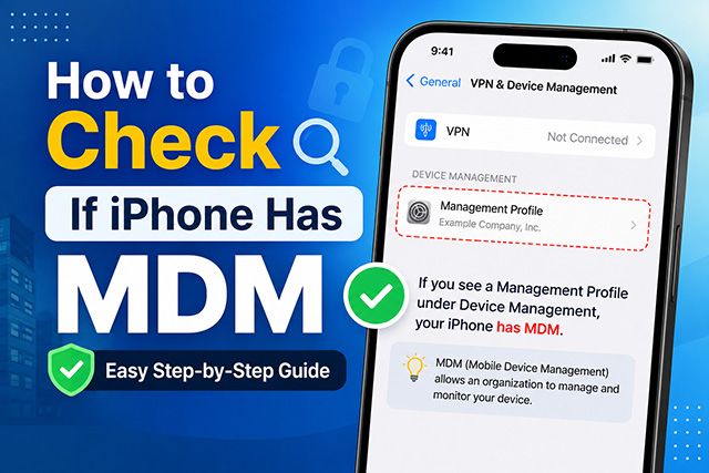check if iphone has mdm