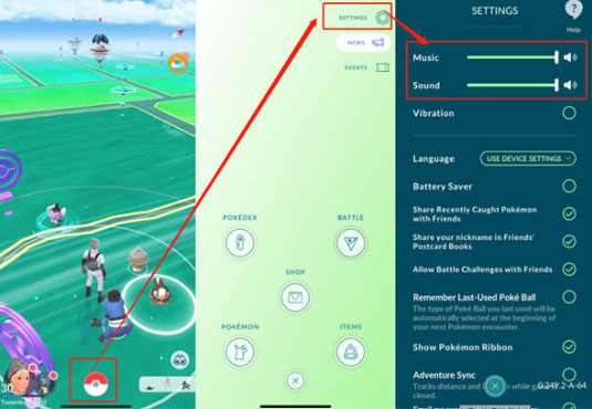 check in game audio settings