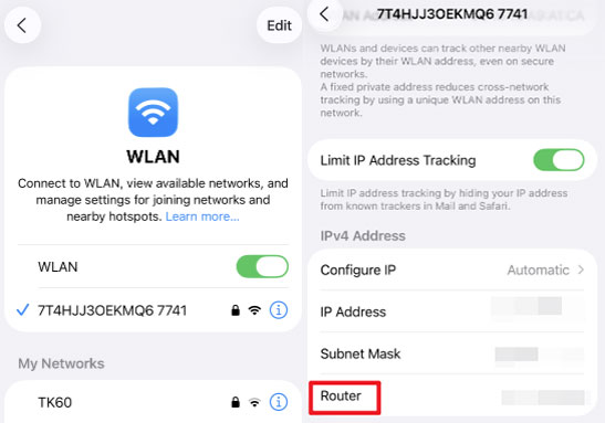 see wifi password by router settings