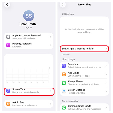 child app website ability