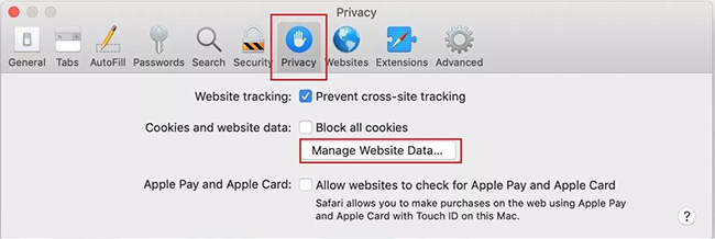 clear mac safari cache
