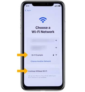 continue without wifi
