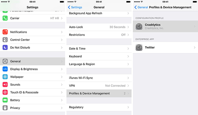remove mdm on iphone settings