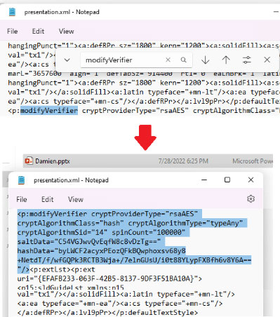 delete modify verifier tag
