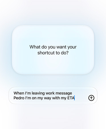 describe shortcuts ios 27