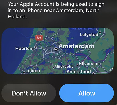 dont allow apple account sign in