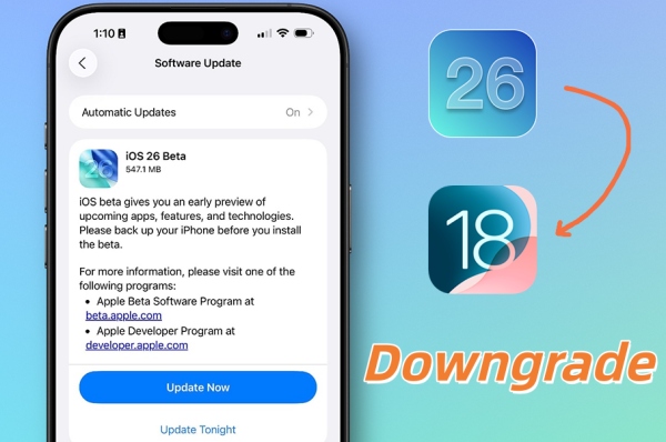 how to downgrade ios 26 to 18