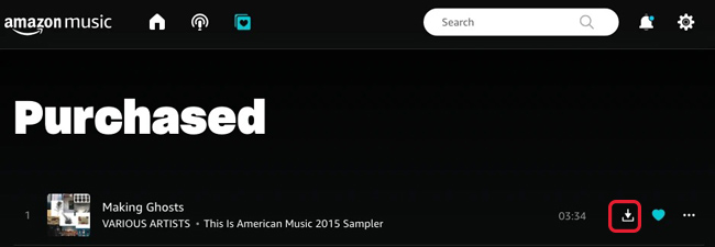 download amazon purchased songs