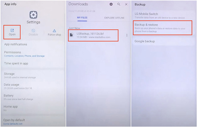 download lg backup