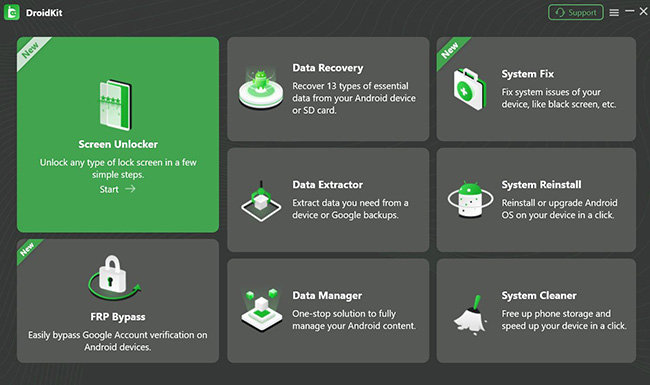 droidkit interface