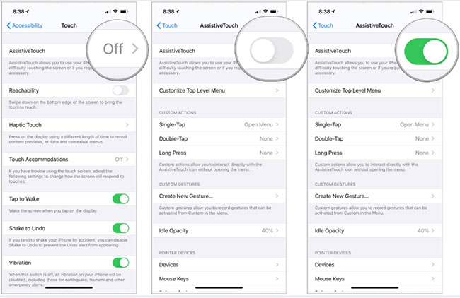 enable assistive touch