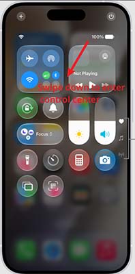 enter control center