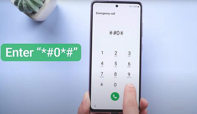 enter symbles emergency call