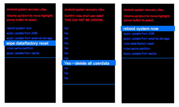 factory reset samsung to remove scalefusion