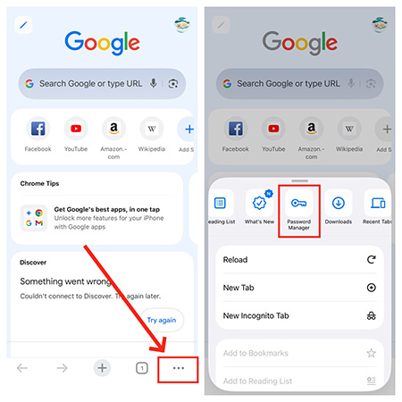 find password in chrome