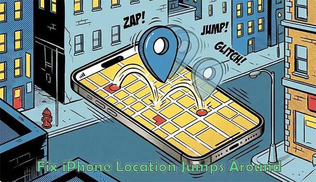 fix iphone location jumps around