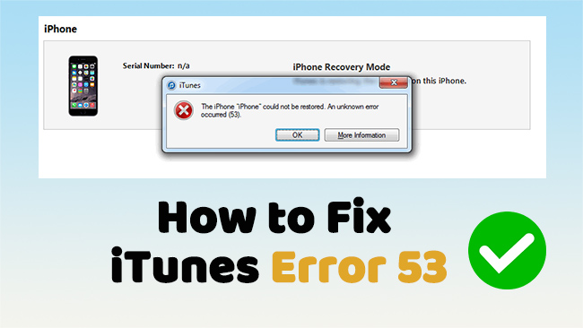 fix itunes error 53