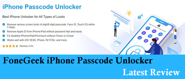 fonegeek iphone passcode unlocker review