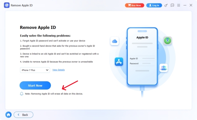 fonelab ios unlocker remove apple id