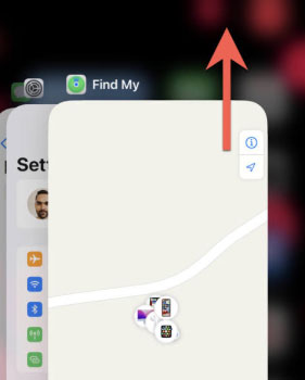 force quit find my app