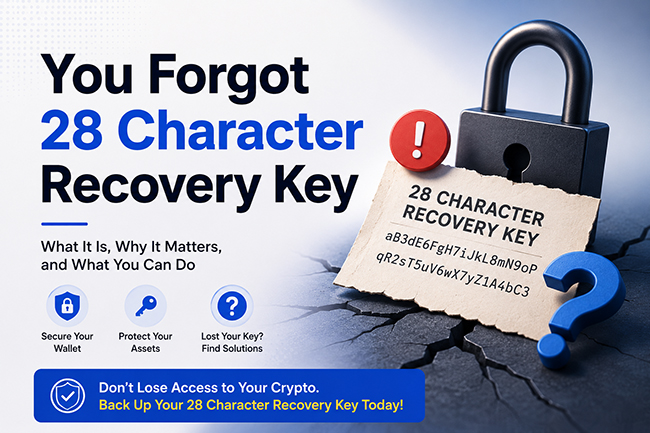 forgot 28 character recovery key