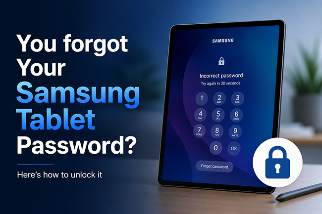 forgot samsung tablet password