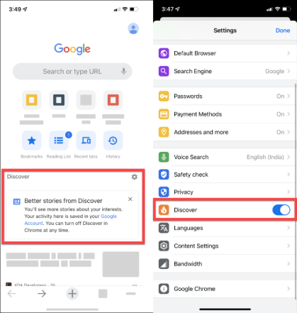 google-app-discover-option
