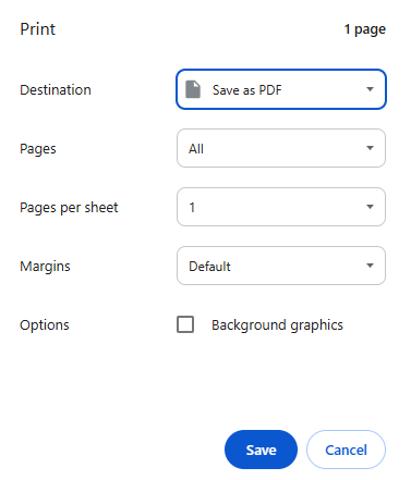 google drive save as pdf