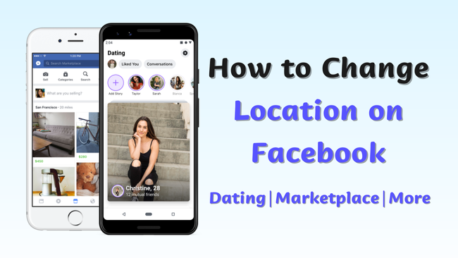 how to change location on facebook