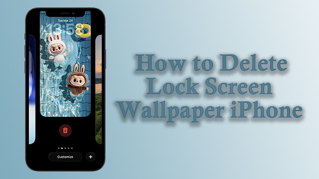 how to delete lock screen wallpaper iphone