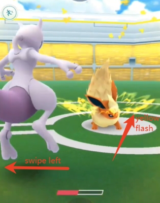 how to dodge in pokemon go